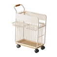 thumbnail image 3 of Estante de almacenamiento para esterillas de , soporte para equipo deportivo con ruedas, carrito multifuncional resistente, cesta para colada, 3 of 8