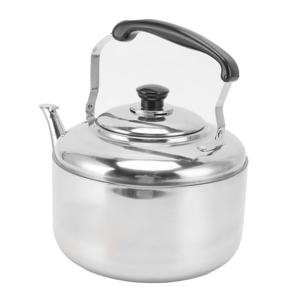 Stainless Steel Tea Kettle, Whistling Tea Kettle For Stove Top With Heat Handle, 5.5 Liter