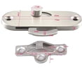 thumbnail image 3 of Sliding Door Lock 90 Degree Movable Door, Right Angle Buckle, Privacy Lock, Sliding Door Lock and Bolt Lock, Cam Lock (1 Lock), 3 of 4