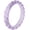 Jelly Lavender Twist, variant on Women's Stackable Rubber Silicone Ring - Jelly Lavender Twist Ring Size 06