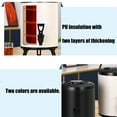 thumbnail image 6 of BIBABLYKE 6L Large Capacity Stainless Steel Milk Teas Bucket Insulated Beverages Dispenser Hot Cold Drink Container with Spigot, 6 of 8