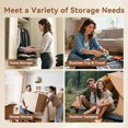 thumbnail image 4 of Pillow Storage Cordless Travel Vacuum Storage Compression Bag With Pump Portable Rechargeable Pump Reusable Compression Bags For Clothing Storage And Suitcas Christmas Decor Fall Decor, 4 of 8