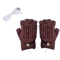 thumbnail image 2 of Luxalzxs Heated Gloves for Women Men Winter Warm Flap Fingerless Knit Gloves USB Rechargeable Heated Gloves, 2 of 5