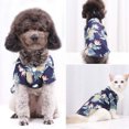 thumbnail image 4 of Ropa estampada para mascotas de verano, camiseta para perros, camisa de playa Floral hawaiana, abrigos para cachorros Tmvgtek Oficina Multiescena Multifunción, 4 of 9