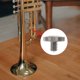 thumbnail image 5 of 5 tornillos de trompeta con anilla para instrumentos musicales (plateados), 5 of 5