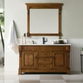 thumbnail image 3 of James Martin Vanities 60" Single Vanity, Antique Black w/ Single Hole 3 CM White Zeus Quartz Top, 3 of 5
