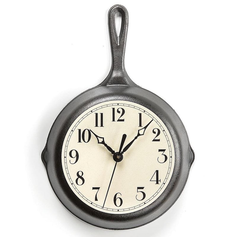 Cast Iron Skillet Clock