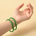 thumbnail image 3 of 8 pulseras de cristal de estilo chino, pulseras finas a juego con trajes tradicionales para mujeres y niñas, 3 of 5