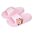 thumbnail image 7 of ITSAME Girls Slippers, Non-Slip Thickened Quick-Dry Summer Bathroom Shower Open Toe Slippers Pink 1-1.5(Big Kids), 7 of 7
