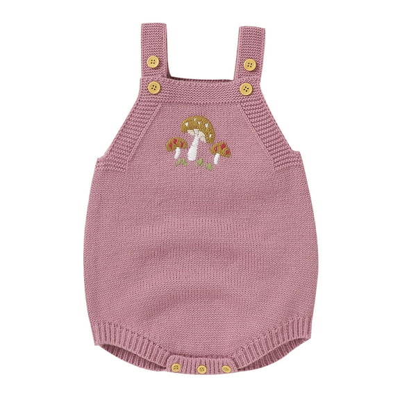 Ruyang Toddler Baby Knit Romper Fall Sleeveless Bodysuits New Born Boys Plain Lightweight Fall Cotton Jumpsuits Clothes