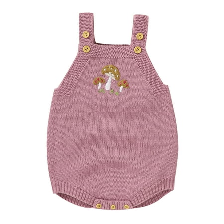 

Baby Knit First Birthday Outfit Romper Cotton Sleeveless Boy Romper Girl Sweater Clothes Baby First Birthday Outfit S Bodysuit