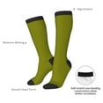 thumbnail image 4 of Rateoe Olive Pattern Women’s Knee High Crew Socks,Trouser Socks Comfortable, Breathable, Moisture-Wicking and Soft, 4 of 6