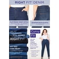 thumbnail image 2 of Catherines Women's Plus Size Petite Right Fit Curvy Jean, 2 of 6