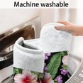 thumbnail image 5 of Pioneer Flower Floral Print Pattern Bathroom Rugs Mat, Non Slip Microfiber Bathroom Rug with Rubber Backing, Soft Mats for Bathroom Floor Tub Shower, 17"x47", 5 of 5
