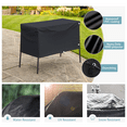 thumbnail image 3 of SHINESTAR Patio Cover for Camp Chef 2 Burner Stove, Also Fit Gas One B-5000 and More, Durable & Waterproof, 32 x 16 x 21.6 inch, Black, 3 of 8