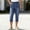 Dark Blue, variant on BUIGTTKLOP Capris for Women High Waisted Cropped Pants Straight Leg Summer Capris with Pockets