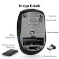 thumbnail image 4 of Ratón inalámbrico USB de 2,4 GHz, compacto, óptico, de 6 botones, para PC, portátil, Windows, Mac y Linux., 4 of 6