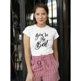 thumbnail image 2 of Inspiration: You're The Best T-Shirt Women -Image by Shutterstock, Female Medium, 2 of 4