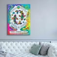 thumbnail image 5 of Epic Graffiti 'Pisces' by Dean Russo, Canvas Wall Art, 40"x54", 5 of 8