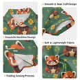 thumbnail image 3 of Dailycode Small Short Sleeve Button Down Shirts Lucky Red Panda Leaf Casual Shirt 3-10 Years, 3 of 9