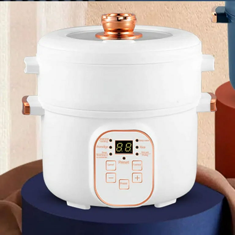 Household Automatic Purple Sand slow cooker pot Intelligent appointment  sous vide cooker Portable 4L electric stew pot cooker