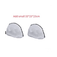 thumbnail image 2 of 2 Pcs Mesh Laundry Bag for Trainers/Shoes Boot with Zips for Washing Machines Travel Clothes Organizer Bags, Medium, 2 of 6
