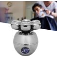 thumbnail image 2 of Maquinilla de afeitar eléctrica inteligente para hombres, maquinilla de afeitar eléctrica con luz de pantalla recargable, impermeable y recargable, 2 of 6
