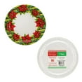 thumbnail image 1 of DDI 2185268 Poinsettia Wreath - 7" Paper Plates - 36-Packs Case of 36, 1 of 1