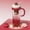 Red, variant on Large Capacity Plastic Tumbler with Straw - 32oz Insulated Water Bottle, Leakproof Travel Cup for Hot and Cold Drinks, Summer Iced Tea and Coffee