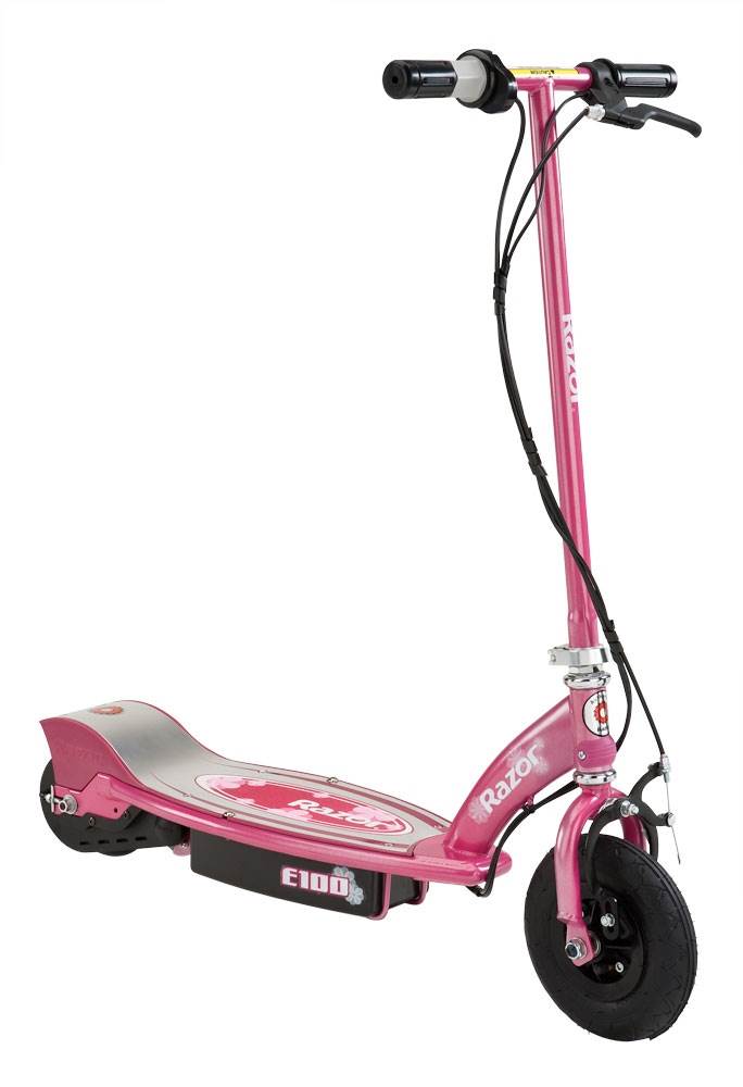 Razor E100 Electric Powered Scooter with Rear Wheel Drive Sweet Pea