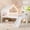 White, variant on URTR White Twin House Loft Bed with Slide and LED Lights, Solid Pine Wood Playhouse Frame with Star Cutouts & Window, No Box Spring Needed