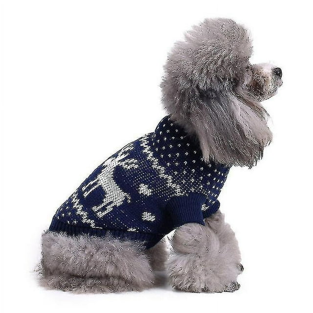 Halloween Navidad regalos decoración copo de nieve suéter ropa para mascotas suéter