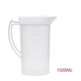 thumbnail image 2 of Jarra de té de jarra de jarra de agua jarra de verano en la boca ancha, fácil, limpieza, jarra de agua de agua fría para bebidas, refrigerador de 1500 ml, 2 of 8