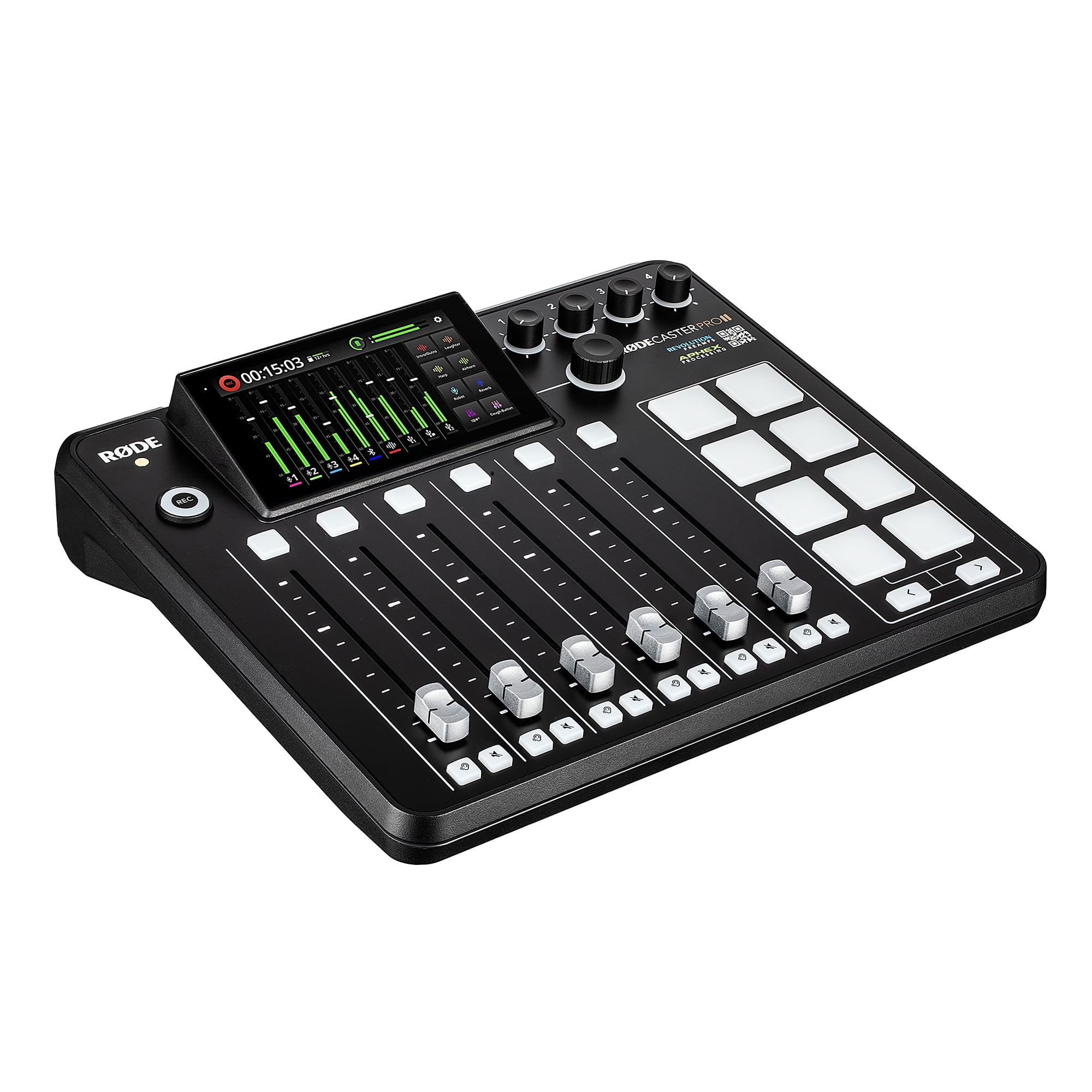 RODE RODECaster Pro II + 64GB Micro SD Memory Card + Cable Ties + 10 Foot XLR + More (Bundle)