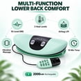 thumbnail image 2 of INSMART Lumbar Massager, EMS Lumbar Traction Device with Heat, Airbag and Vibration, 10 Levels, 2000mAh Battery, 10 Min Timer, 2 of 8