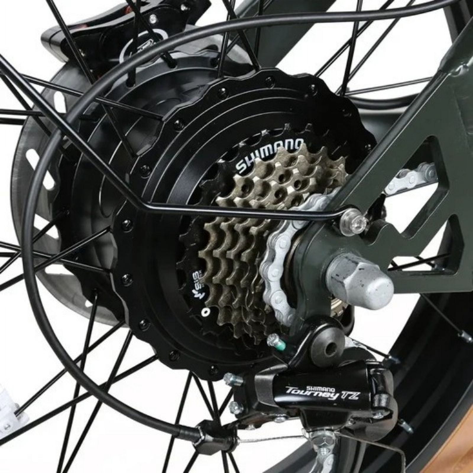 SAMEBIKE Moped-Style Electric Bike M20-III, E Bike for Adults, Electric Bicycle with Dual Motor and Dual Battery