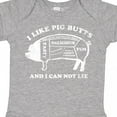 thumbnail image 4 of Inktastic I Like Pig Butts WHT Boys or Girls Baby Bodysuit, 4 of 5