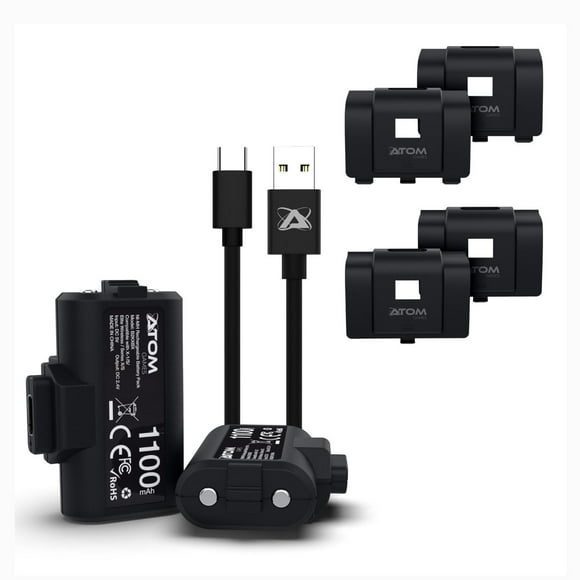 Kit Baterías para Xbox XS ATOM GAMES B2KXBX negro