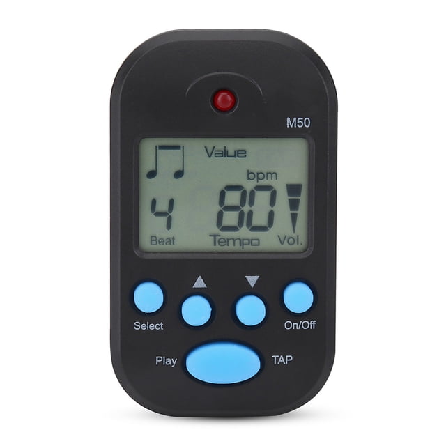 Mini Digital Metronome M50 Clip Musical Instruments Portable Clip On Electronic Metronome for Piano Guitar