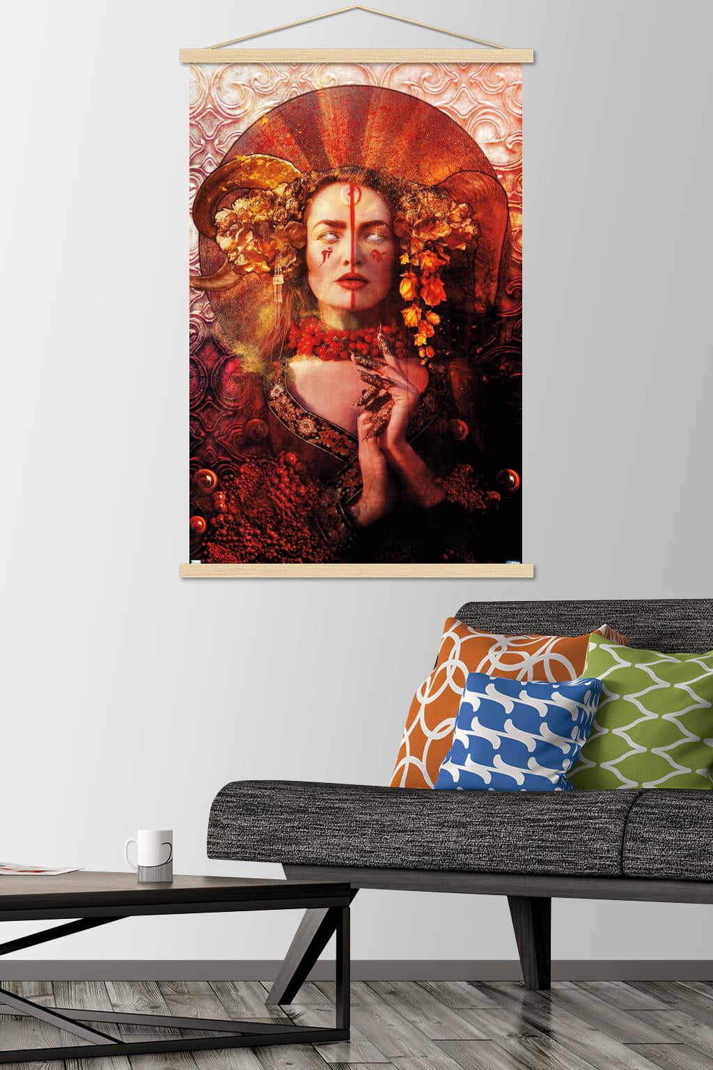 Jena DellaGrottaglia: Cosmic Zodiac - Aries Wall Poster with Magnetic Frame, 22.375" x 34"