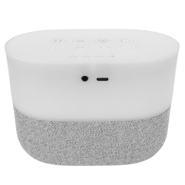 White Noise Machine, Sound Machine Adjustable Volume Portable Intelligent with 26 Soothing Sounds Night Light for Travel