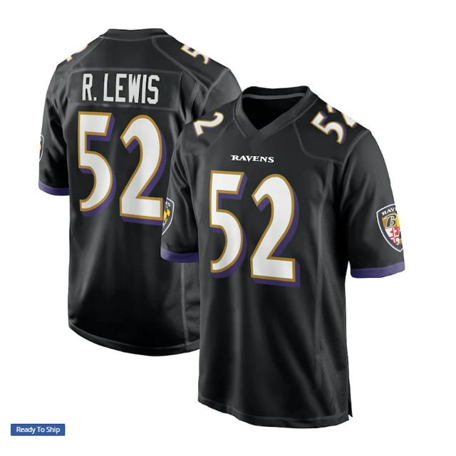 Ravens Embroidered Football Jersey 8# Jackson 0# 22# Henry 3# Replica Player Name Jersey -WEVALLEY
