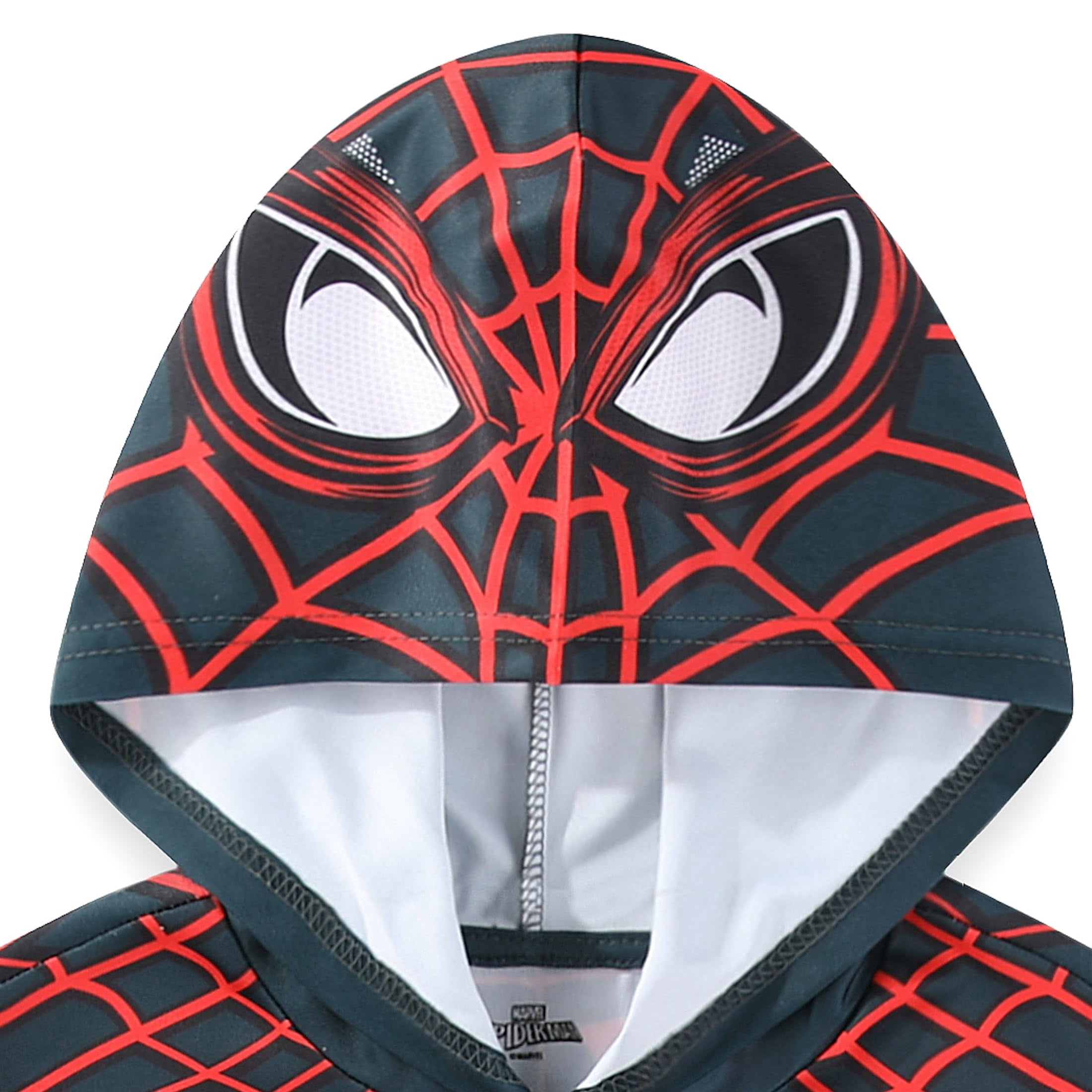 Marvel Spider-Man Miles Morales Short Sleeve Hooded T-Shirt and Short (Boys), 2 Piece Set, Sizes 4-12