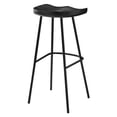 thumbnail image 5 of Concord Backless Wood Bar StoolsSet of 2 in Black, 5 of 10