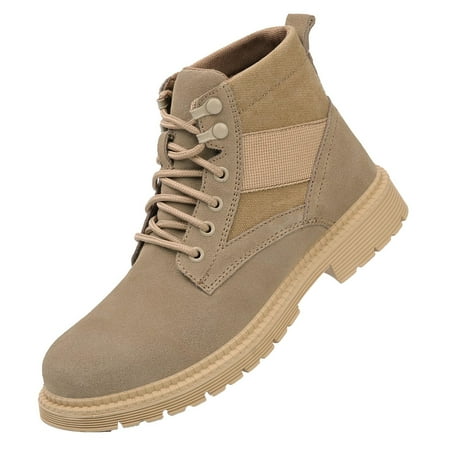 

Gzztg Comfortable Industrial Men S Steel Boots Safety Construction Non
