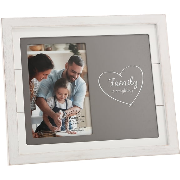 Pavilion - Family MDF Photo Frame, Holds 4‚Äù x 6‚Äù Photo, Distressed Picture Frame, Family Gifts, 1 Count, 10 x 8.5-inches Overall