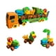 thumbnail image 1 of Tráiler Transportador de camiones Diy Dinosaurios armables con herramientas, 1 of 9