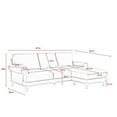 thumbnail image 7 of Lela Sofa Teal Velvet  Upholstered Sinuous Spring, 7 of 7