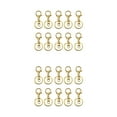 thumbnail image 4 of ZheElen 10pack/lot Metal Key Chain Snap Hooks - Accessories For Personalized Keychain Is Low gold 2Set, 4 of 6