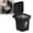 Z_Black, variant on 4Pcs Colorful Tiny Recycle Bin for Desk, Mini Size Trash Can Toy, Recycle Bin Pencil Holder, Miniature Garbage Truck's Trash Cans, Unique Small Trash Can Truck Toy with Lid, Decorations